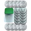 Image 1 : Lot of (20) US Silver Eagles - Random Dates