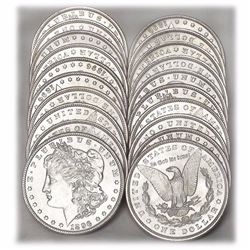 (20) 1880-1890's BU Morgan Dollars