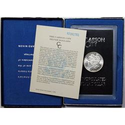 1882 CC GSA Morgan Silver Dollar in Case