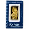 Image 1 : 1 oz Pamp Suisse Gold Ingot on Assay Card