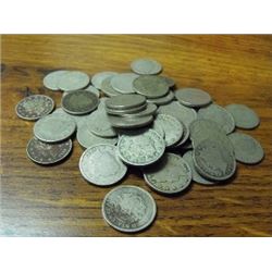 Lot of 50 V Nickels Circulated