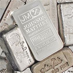 Various maker 5 oz. Silver Bar