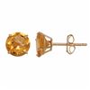 Image 1 :  Citrine 10k Gold Stud Earrings