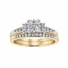 Image 1 :  Diamond Engagement Ring Set in 10k Gold (1/2 Carat T.W.)