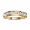 Image 1 : 14k Gold Two-Tone 3/8-ct. T.W. Certified Diamond Wedding Band
