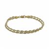 Image 1 : 10k Gold Double Rope Chain Bracelet - 7.5-in
