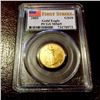 Image 1 : 2005 MS 69 First Strikes $ 10 Gold Eagle - PCGS