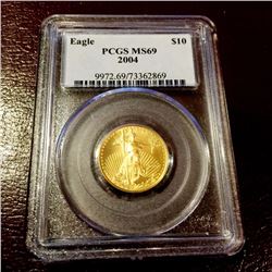2004 MS 69 PCGS $ 10 Gold Eagle