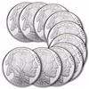 Image 1 : (10) Buffalo Design Silver Rounds - 1 oz Each