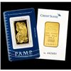 Image 1 : 1 oz. Pamp or Credit Suisse Gold Ingot Pure