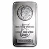 Image 1 : 5 oz. Silver Bar - Morgan Design - Pure