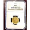 Image 1 : 1899 MS 62 $ 5Gold Liberty NGC