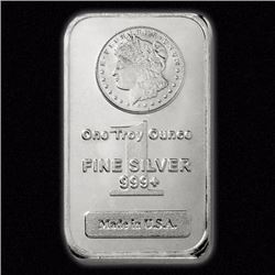 Morgan Design Silver Bar - 999 Pure-1oz