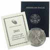 Image 1 : 2011 US Silver Eagle Burnished - In Mint Case