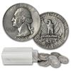 Image 1 : Lot of 40 Washington Silver Quarters