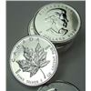 Image 1 : Lot of (10) SIlver Maple Leaf Bullion rds. 1 oz