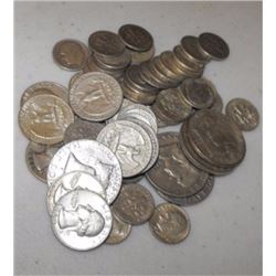 Lot of $10 Face Value 90% Silver Mix