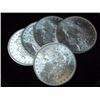 Image 1 : Lot of (5) BU 1800's Morgan Dollars