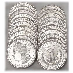 (20) 1880-1890's BU Morgan Dollars