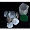 Image 1 : Roll of US Silver Eagles 1 oz (20)
