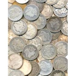 (100) Morgan Silver Dollars - ag-vg Plus
