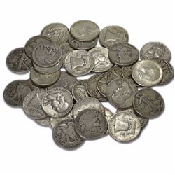 40 pcs. Mixed 90% Half Dollars - Random