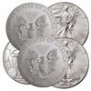 Image 1 : (5) Random Date BU Silver Eagles