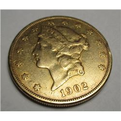 1902 S $20 Gold Liberty Double Eagle