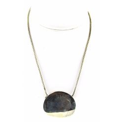 Silver stainless London pendant necklace
