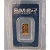 Image 2 : INVESTOR BAR - .9999 GOLD SUNSHINE MINTING (SMI) BAR - 1 GRAM - IN SECURITY PACKAGE & CERTIFIED