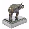 Image 6 : Happy Elephant Trunk Up Bronze Sculpture Statue Figure Figurine