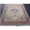 Image 1 : Silk blend baby lamb's wool pile Tabriz Rug