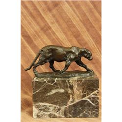 Bugatti Panther Lioness Bronze Sculpture (6"X5")