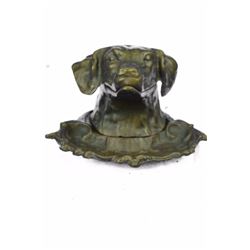 Labrador Incense Burner Bronze Sculpture (4"X5")