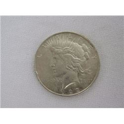 1922 silver coin peace one dollar