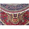 Image 5 : Charming and lustrous high quality Heriz design round Rug (74"X74")