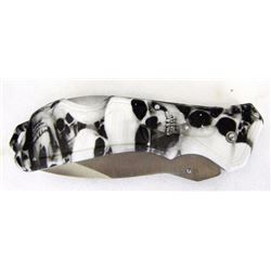 Stainless steel blade folding pocket knife