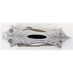 Stainless steel blade folding pocket knife