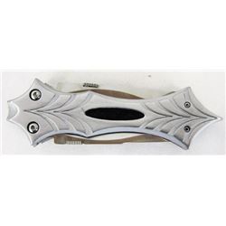 Stainless steel blade folding pocket knife