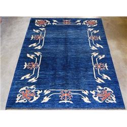 Gorgeous open field ocean blue Rug