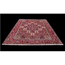 Beautiful traditional seasonal Bakhtiari brown Rug