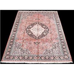 Beautiful art Silk Kashan design Rug