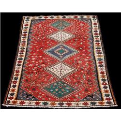 Fine authentic Persian Shiraz Bolvardi handmade wool Rug