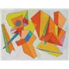 Image 1 : Rolph Scarlett (1891-1984), American, GEOMETRIC, Mixed-media with gouache on paper, 8.3" x 10...