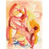 Image 1 : Abraham Rattner (1895-1978) , American, MOTHER AND CHILD #1, Watercolour; signed lower left, ti...