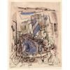 Image 1 : John Marin (1870-1953), American, NASSAU STREET , N.Y.C., Watercolour and pen and ink; signed l...