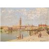 Image 1 : Antonietta Brandeis, (1849-1910), Bohemian/ Austrian, GRAND CANAL; DOGES PALACE, VENICE, Pair...