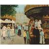 Image 1 : Bart (Leroy) Schouten (20th Century), Belgian, AT THE CARNIVAL, Oil on canvas; signed Leroy low...