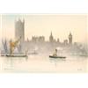Image 1 : Garmon Morris (fl.c.1900-1930) , British, WESTMINSTER, Watercolour; signed with initials lower...