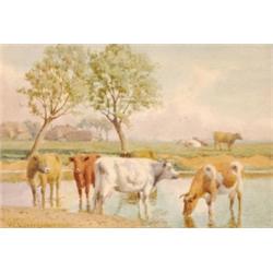 William Sidney Cooper, (1854-1927), British, NEAR HERNE BAY, Watercolour; signed and dated 19...